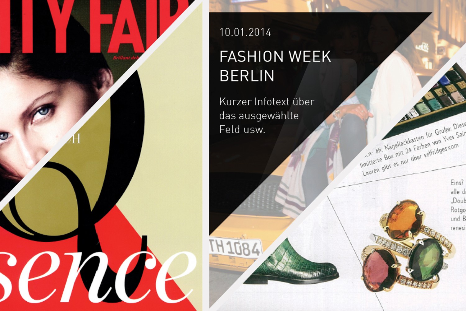 Online-Magazine Layout